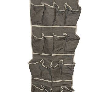 *New* Sonoma Goods For Life Gray Black White Multi-pocket Hanging Organizer 17"x